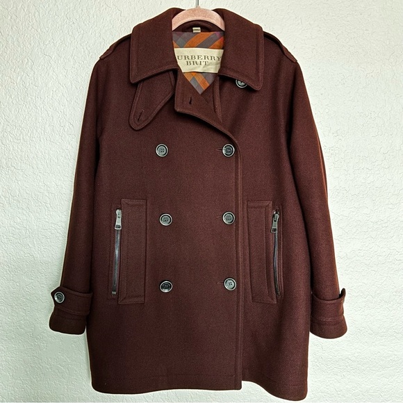 Burberry Brit wool-blend coat - Picture 2 of 9